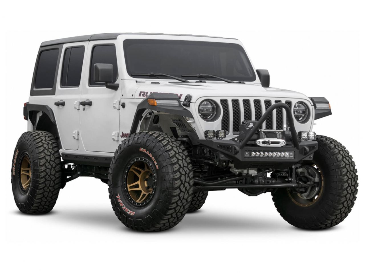 Addictive Desert Designs 2018 Jeep Wrangler JL Hammer Black Rock Fight