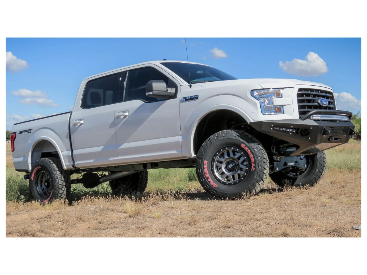 Addictive Desert Designs 2015-2017 Ford F-150 HoneyBadger Winch Front Bumper