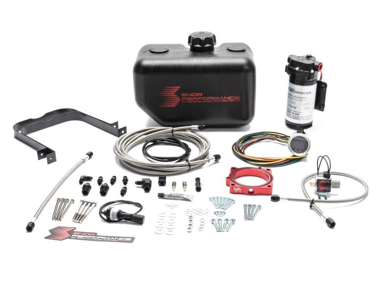 Snow Performance 08+ Charger Stg 2 Boost Cooler F/I Water Injection Kit (SS Braided Line & 4AN) SNO-2170-BRD Main Image