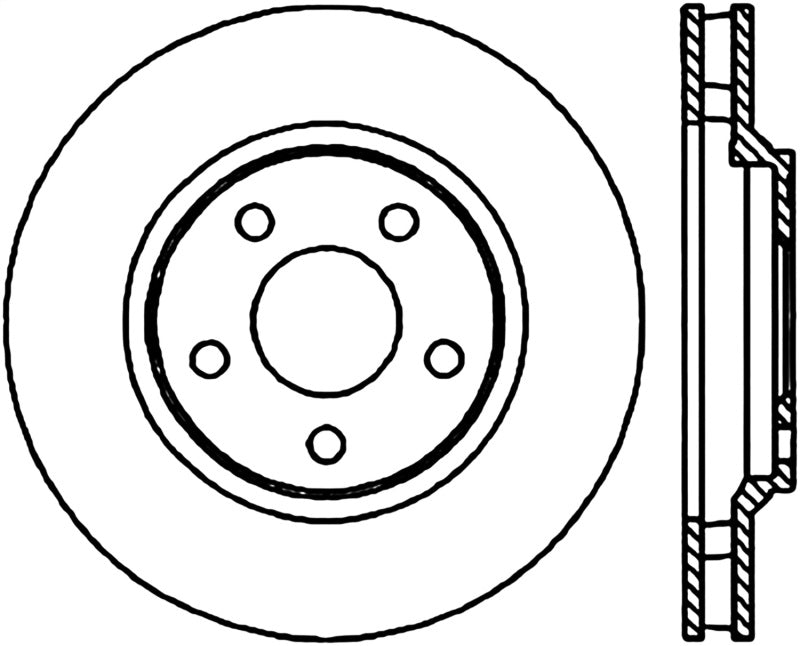 Stoptech ST Slot & Drill Brake Rotors Brakes, Rotors & Pads Brake Rotors - Slot & Drilled main image