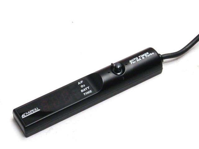 APEXi Full Auto Turbo Timer Black w/ Amber Lighting