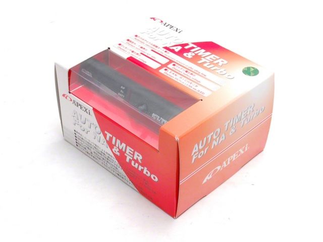 APEXi Full Auto Turbo Timer Black w/ Amber Lighting