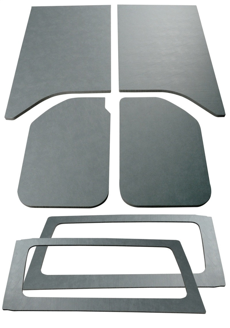 DEI 07-18 Jeep Wrangler JK 2-Door Leather Look Headliner Complete Kit - Gray 50289