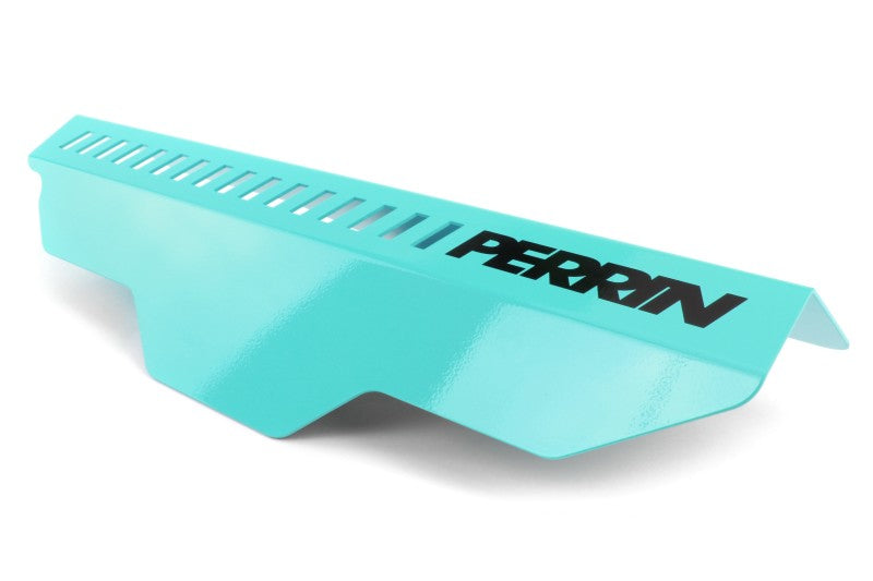 Perrin 02-14 Subaru WRX / 04-19 STi / 08-11 Impreza (NA) Subaru Pulley Cover - Hyper Teal PSP-ENG-150TE
