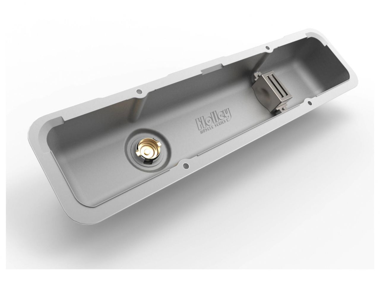 Holley Muscle Series Valve Covers for Small Block Chevy Engines