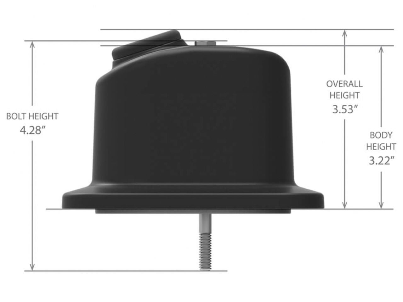 Holley GM Muscle Series Center Bolt Valve Covers - Satin Black