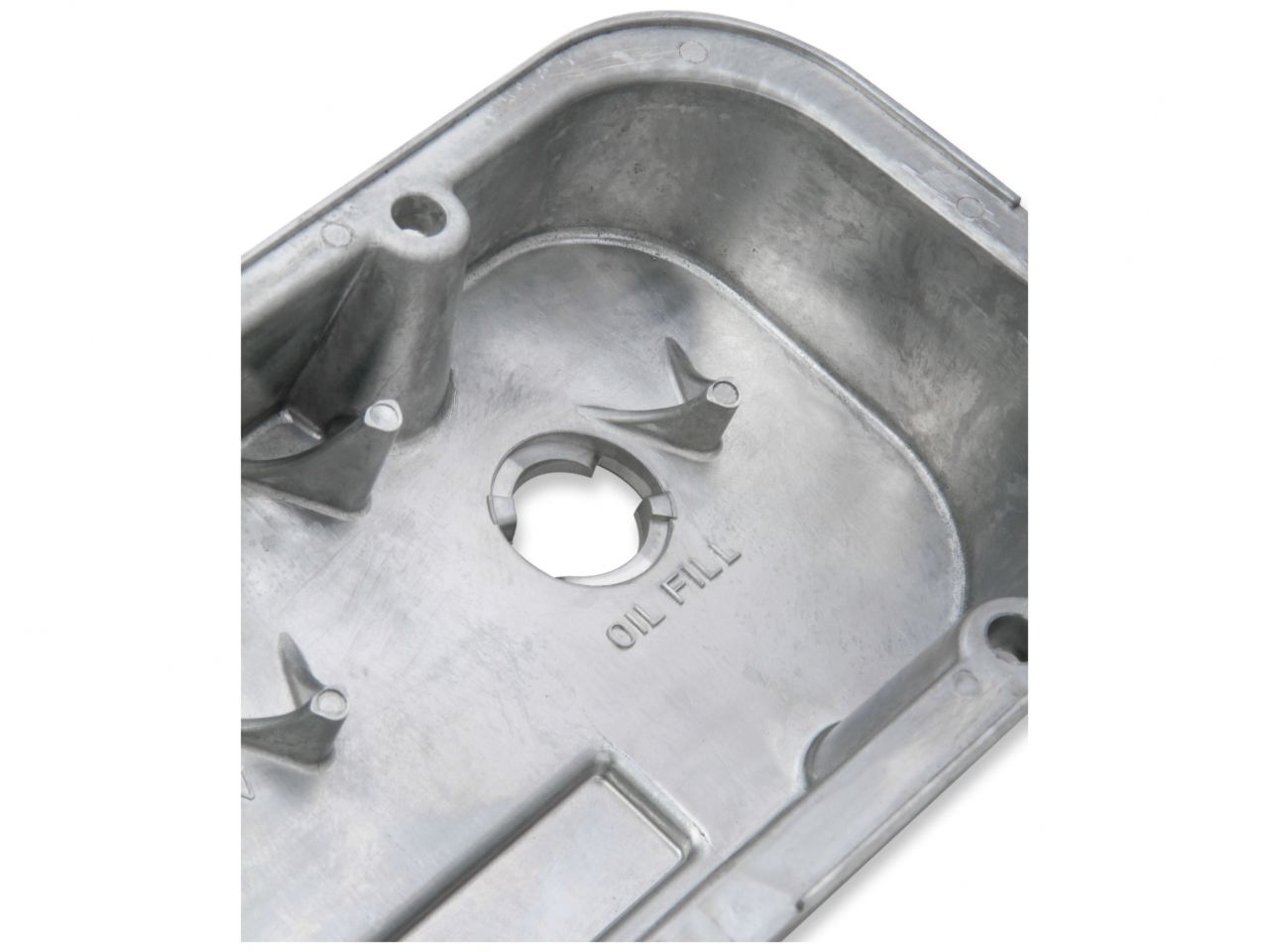 Holley M/T Valve Covers for Big Block Chevy Engines - Natural Finish