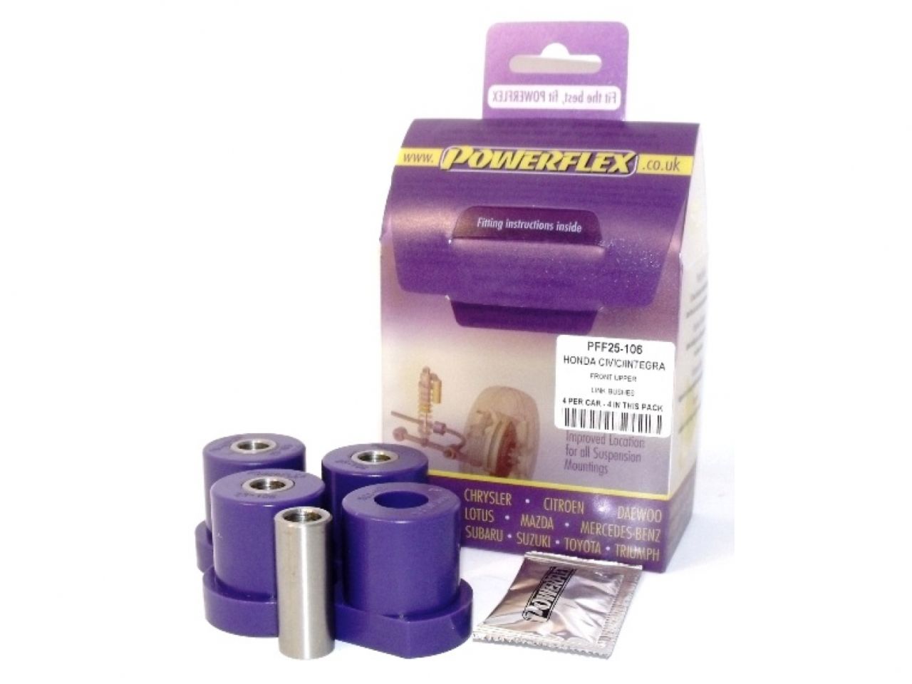 Powerflex Bushings PFF25-106Bx4 Item Image