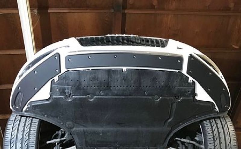 ProTEKt 10-12 Audi S4 / A4 w/ S Line Package Custom Fit Front Bumper Skid Plates 9-AUS4000-100