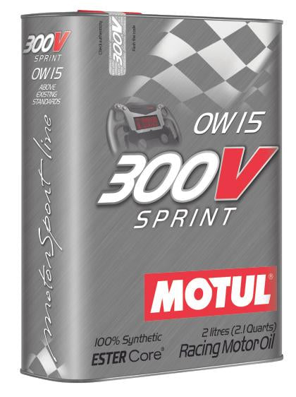 MOTUL 300V Fully Synthetic Ester Racing Engine Oil - 2 Liters