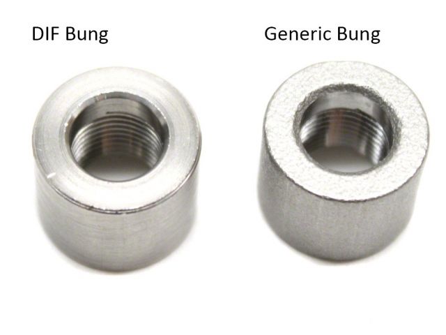 Diftech Stainless Steel Bung Fitting 1/8 Inch NPT