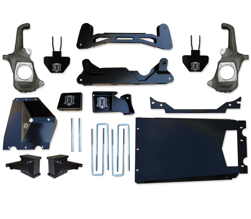 ICON 11-16 GM HD 6-8in Torsion Drop Suspension Kit 78700