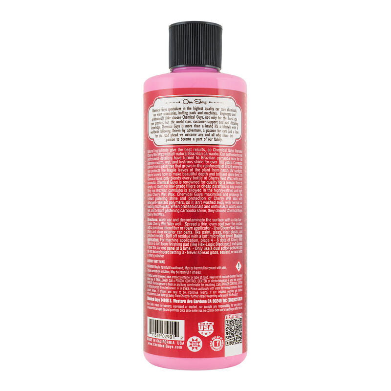 Chemical Guys Cherry Wet Wax - 16oz (P6) WAC21316
