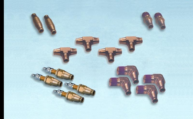 Firestone Dealer Fitting Pack 2 (4) Union Tees / Inflation Valves / Fittings (WR17602360) 2360 Main Image