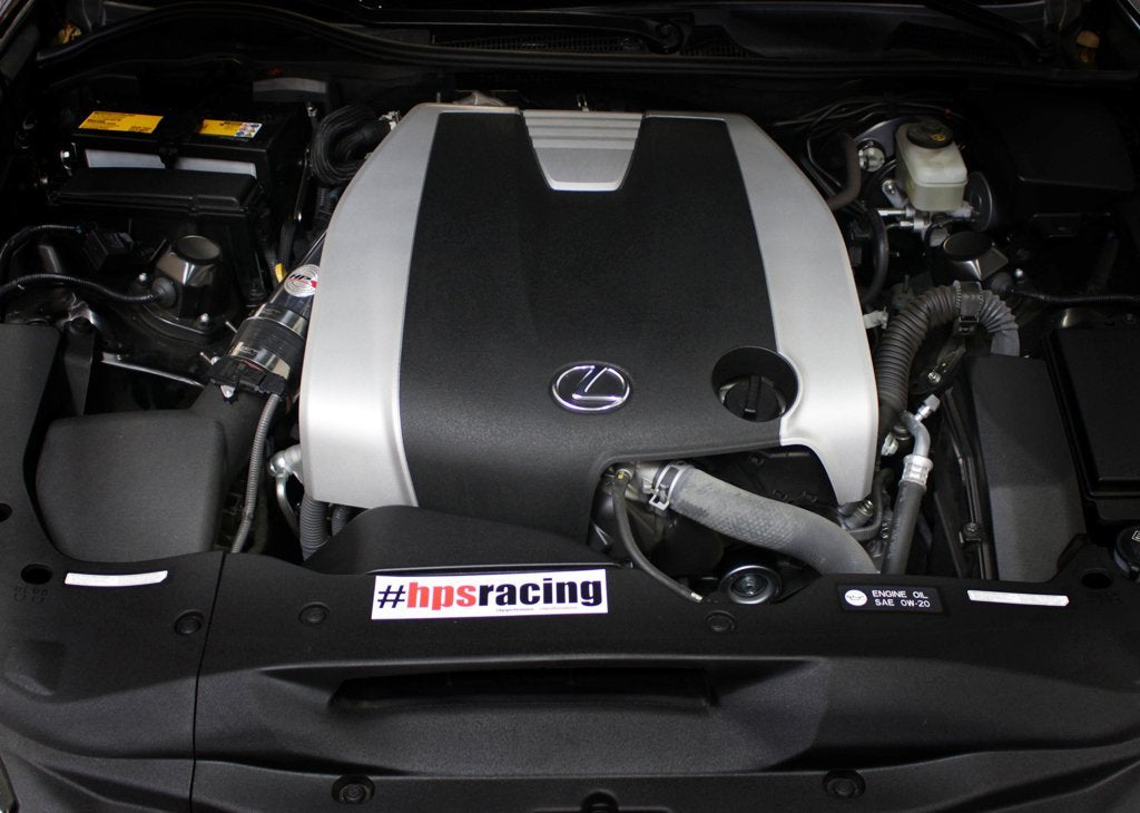 HPS Post MAF Air Intake Tube Kit 2013-2018 Lexus IS350 3.5L V6 F-Sport, Polish