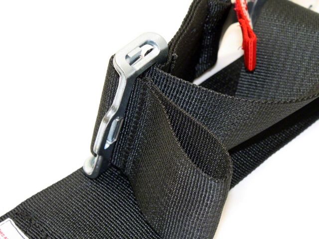 Simpson Racing Bolt In Camlock 55" Seat Belt Pull Down Restraint Black