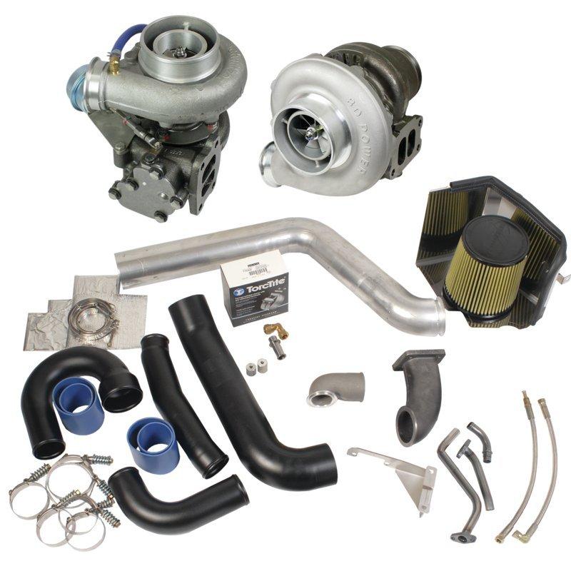 BD Diesel Super B Twin Turbo Kit - 1998.5-2002 24-valve Dodge 1045320 Main Image