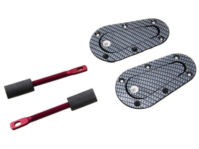 Aerocatch Plus Flush Locking Carbon Look