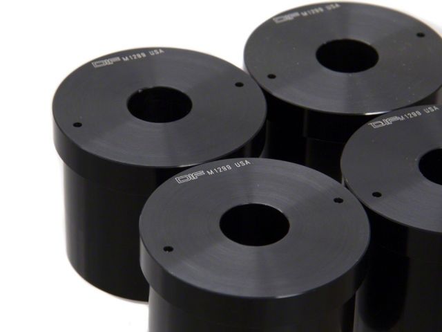 Diftech Black Rear Subframe Solid Riser Bushings - Nissan S13 / S14 / S15
