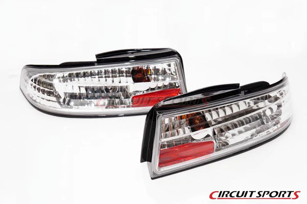 Circuit Sports 3PCS Fully Transparent Rear Tail Light Kit for Nissan S14 - Bulb