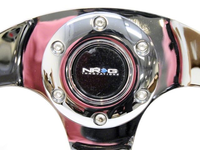 NRG Classic Wood Grain Wheel 350mm 3 Spoke