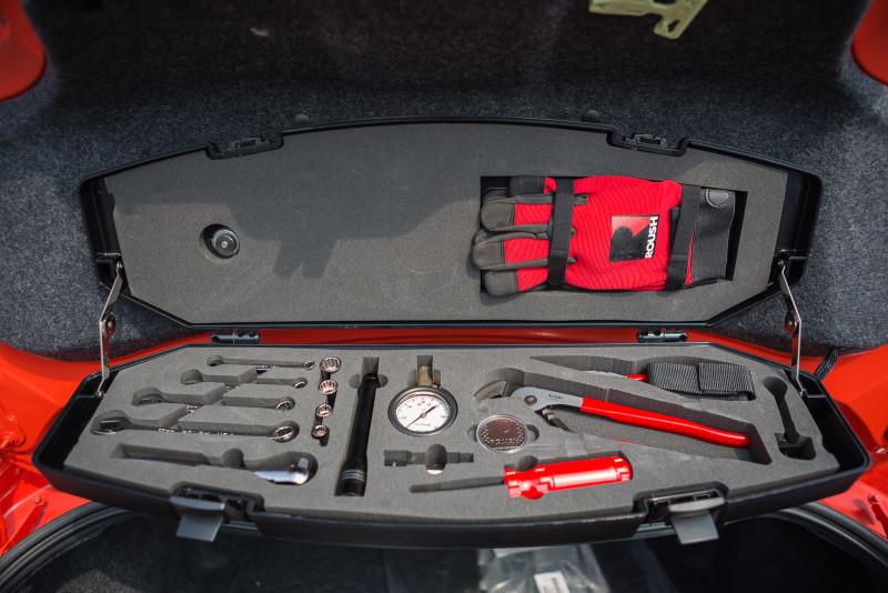 ROUSH 2015-2019 Ford Mustang Trunk Mounted Tool Kit 421910 Main Image