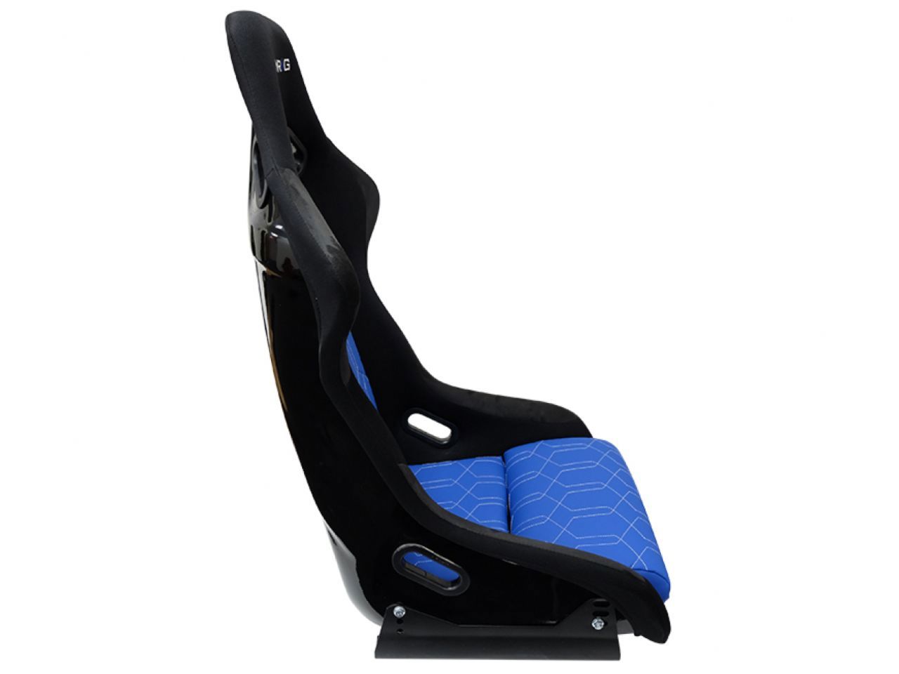 NRG FRP Bucket Seats Geometric Pads Blue (Large)