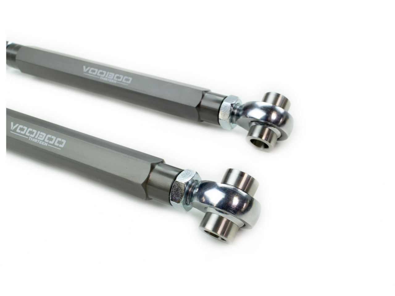 Voodoo13 Camber Arm (Rear) - Hard Anodize Clear (Gray)