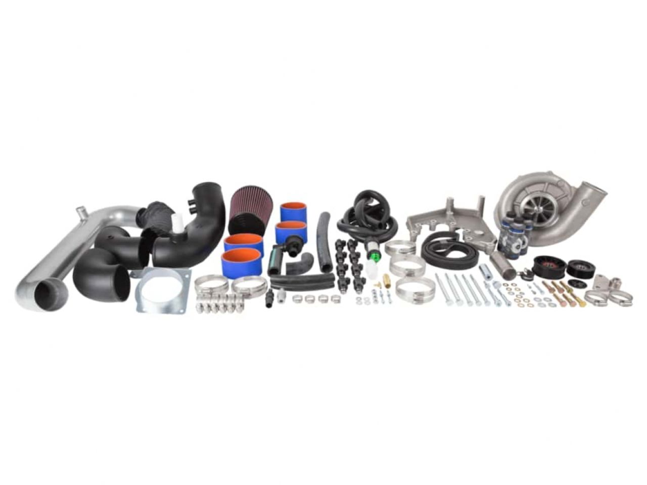 Vortech 2000-2004 4.6 Mustang GT System w/V-3 Si & Charge Cooler, Satin, Carb