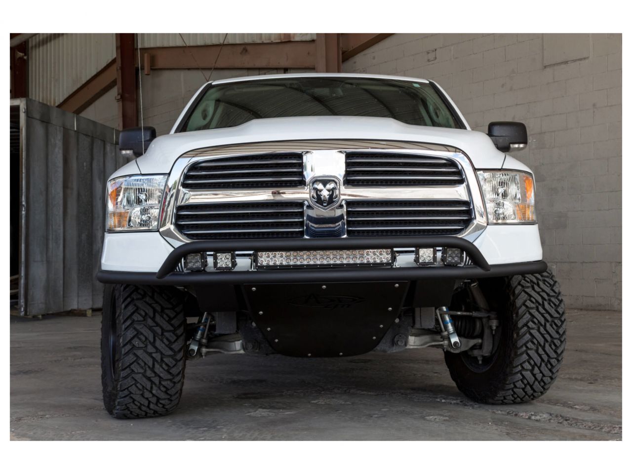 Addictive Desert Designs 09-18 Dodge 1500 RAM ADD Lite Front Bumper w/ Top Hoop