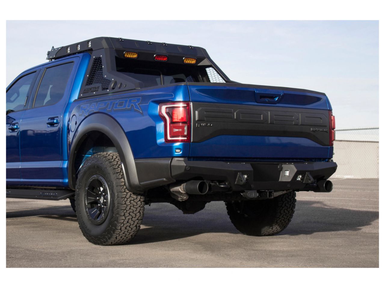 Addictive Desert Designs 17-18 Ford F-150 Raptor HoneyBadger Rear Bumper