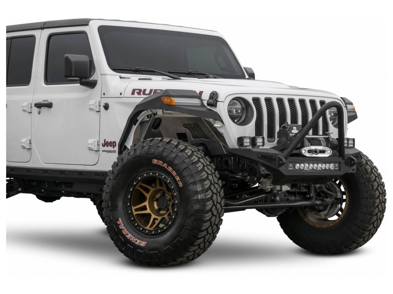 Addictive Desert Designs 2018 Jeep Wrangler JL Hammer Black Rock Fight