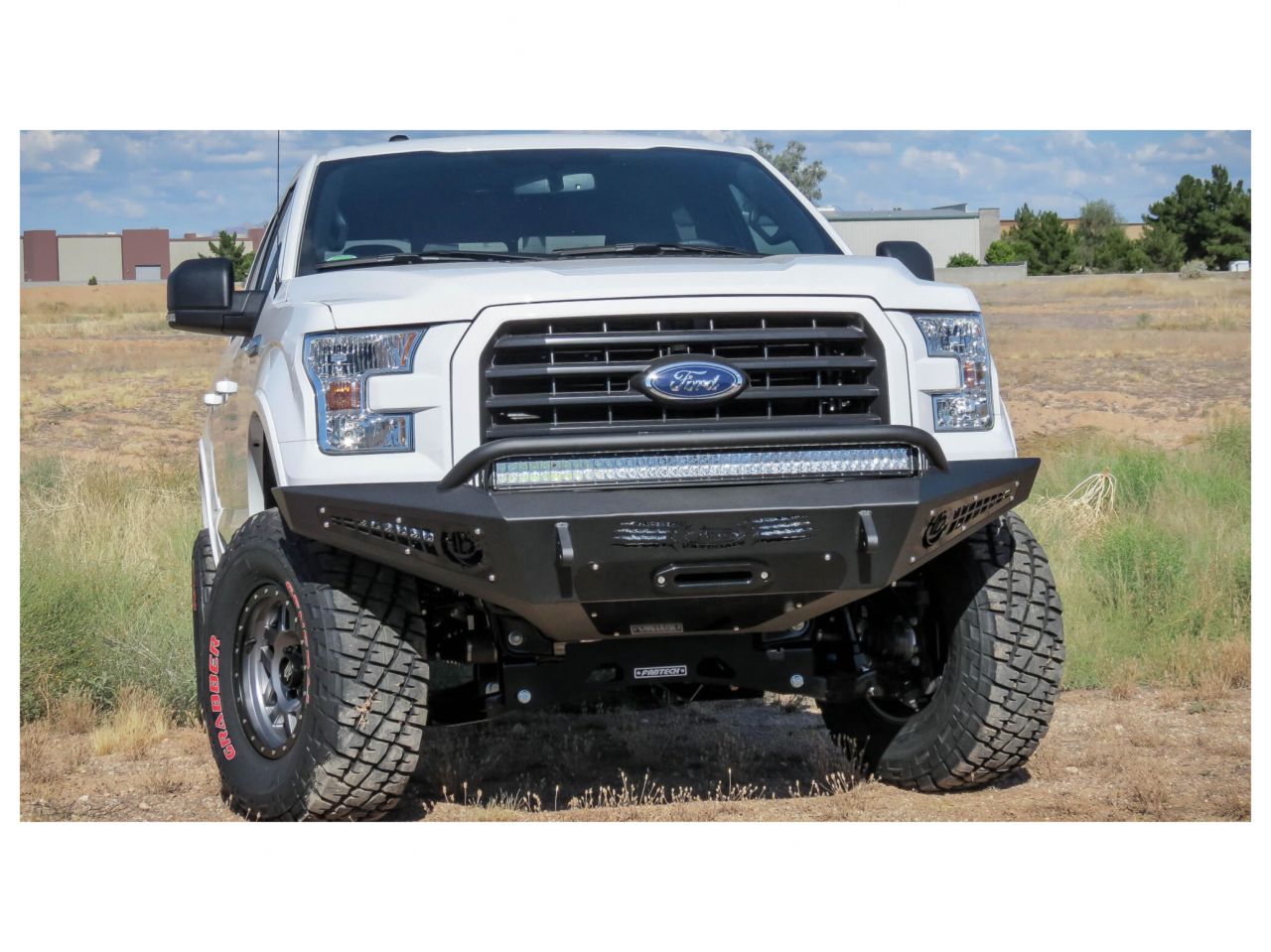 Addictive Desert Designs 2015-2017 Ford F-150 HoneyBadger Winch Front Bumper