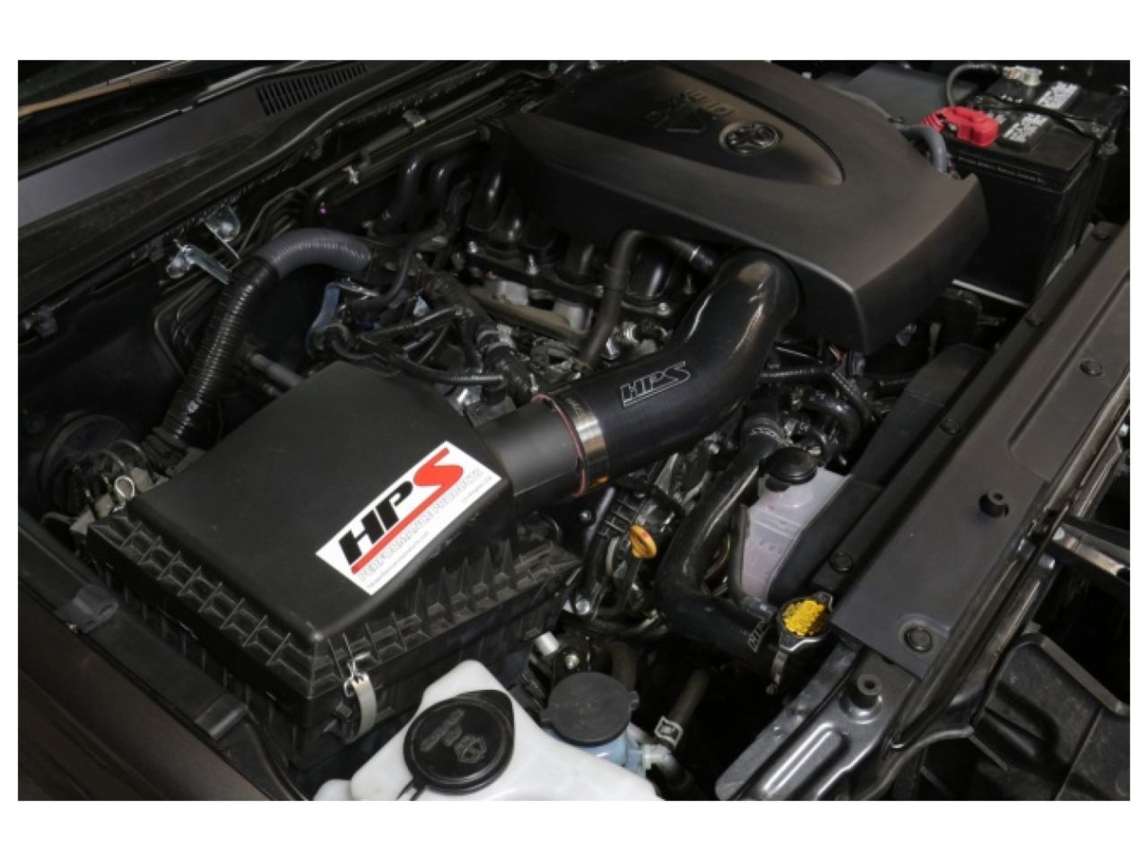 HPS Toyota 16-18 Tacoma 3.5L V6 Blue Reinforced Silicone Post MAF Air