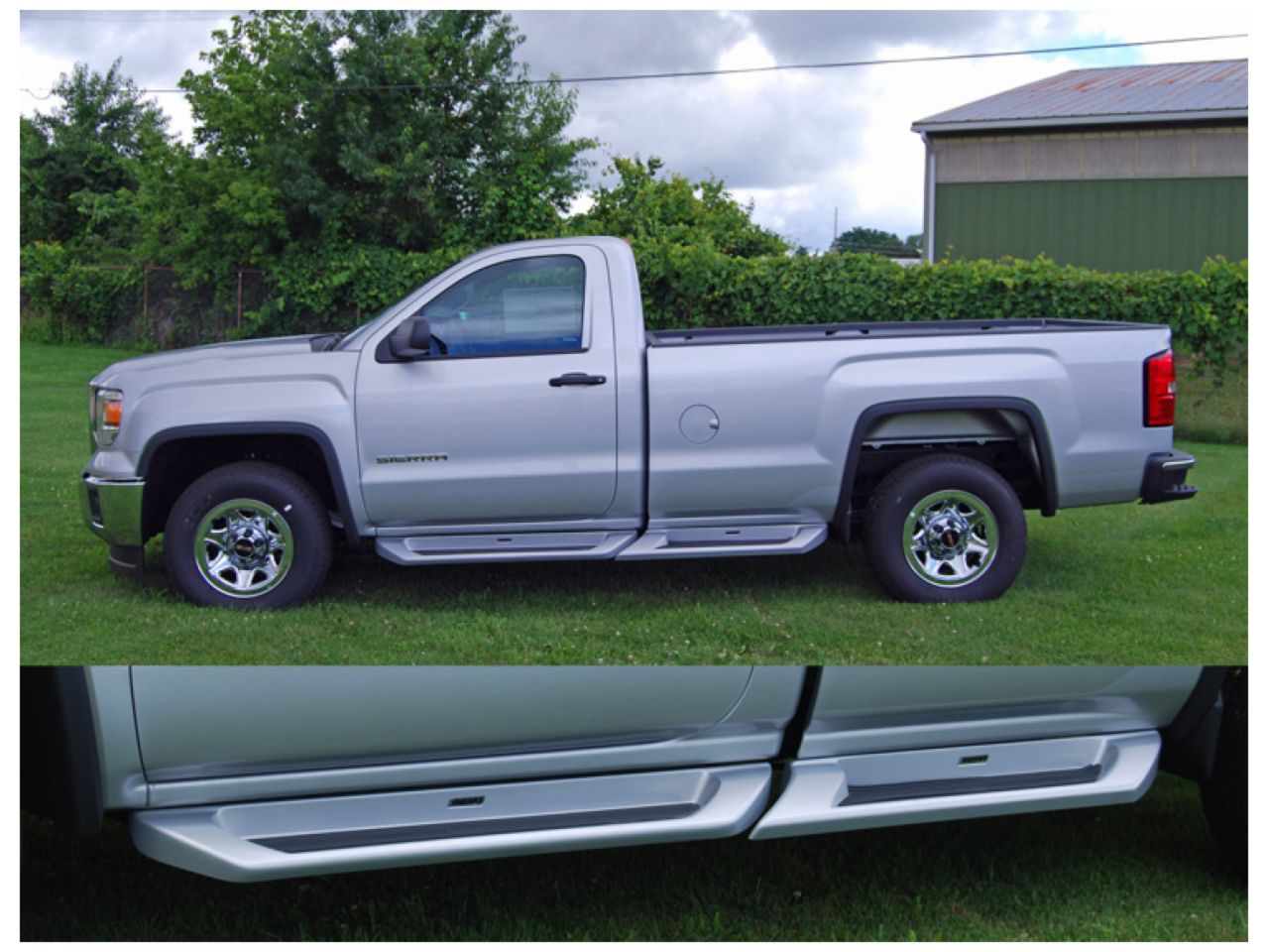 Owens Running Boards Glastep Plus Custom Molded Fiberglass 14-18 Chevrolet