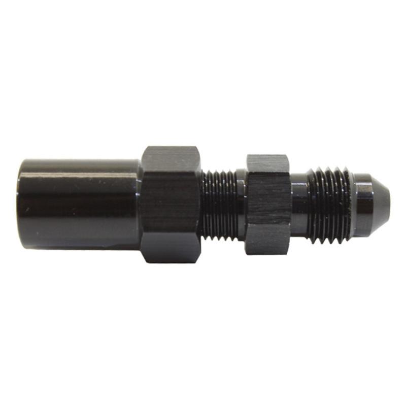 Snow Performance 1/8in NPT Female to 4AN Male Low Profile Straight Nozzle Holder SNO-810-BRD Main Image