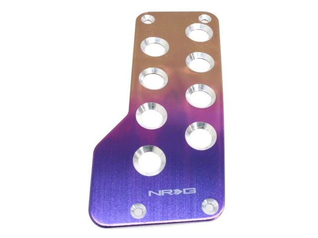 NRG Aluminum Sport Pedals Manual Trans Style Purple/Titanium Fade