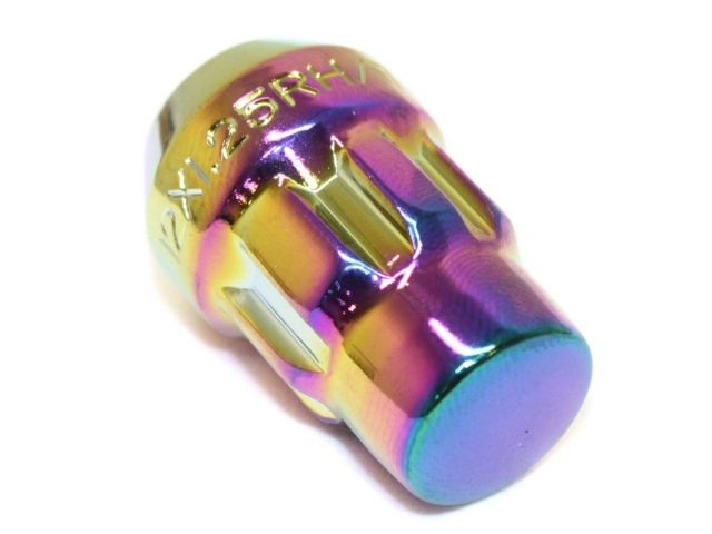 Muteki SR35 Closed End Lug Nuts 16+4 Lock Set M12x1.25mm Neo Chrome