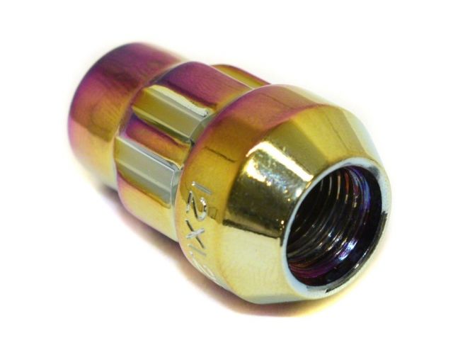 Muteki SR35 Closed End Lug Nuts 16+4 Lock Set M12x1.25mm Neo Chrome