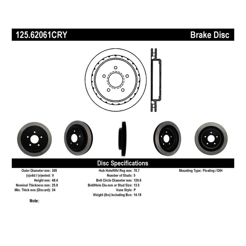 Stoptech ST Standard Brake Rotors Brakes, Rotors & Pads Brake Rotors - OE main image