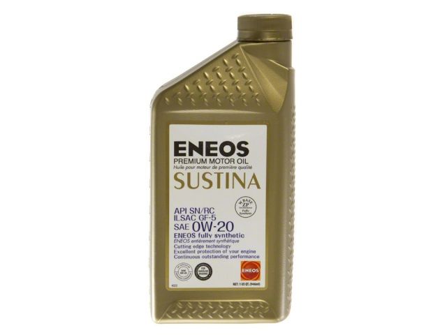Eneos 0W20 Sustina Engine Oil 6qt Pack