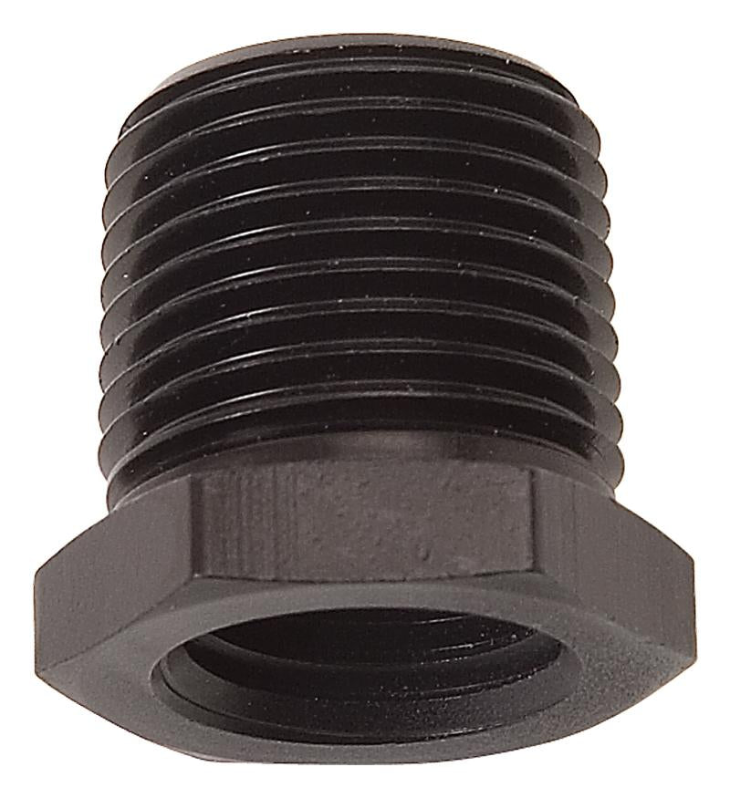 Russell Performance 3/8in Male to 1/4in Female Pipe Bushing Reducer (Black) 661563 Main Image
