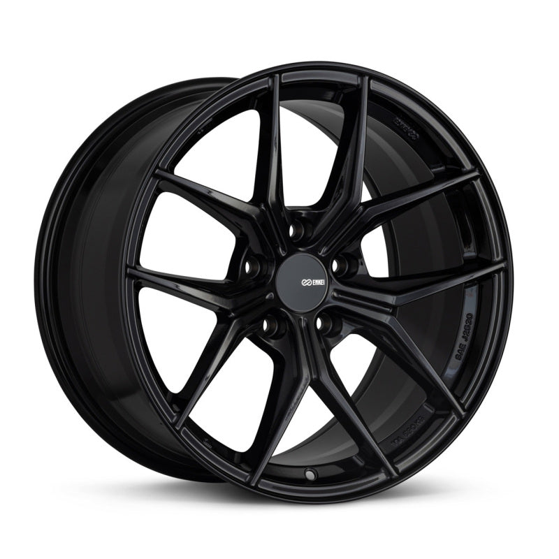 Enkei TSR-X 20x9.5 40mm Offset 5x114.3 BP Gloss Black Wheel 529-295-6540