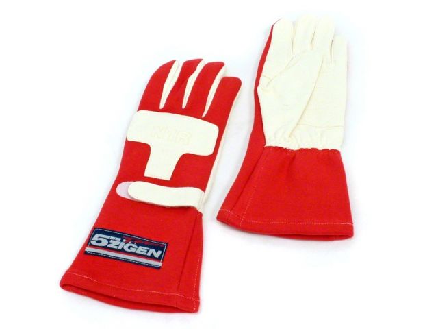 5Zigen Driving Gloves Red/Large 07RMG