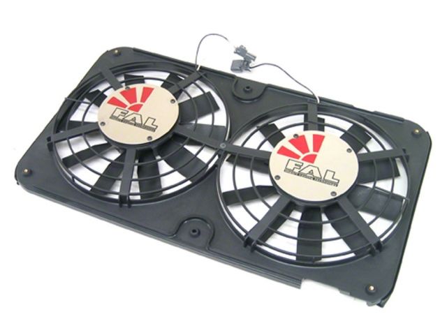 Flexalite Sport Compact Electric Fans Engine Cooling Fan; Dual Fan; Puller; Cust