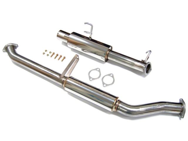 TopFuel 88-93 S13 TURBO Power Muffler 76MM 89MM 00449