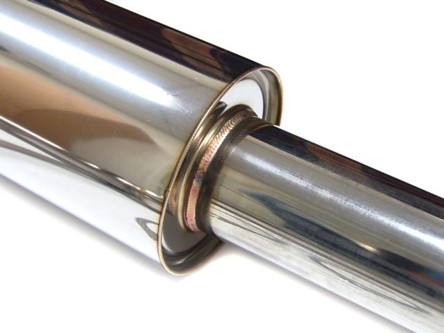 TopFuel 88-93 S13 TURBO Power Muffler 76MM 89MM 00449