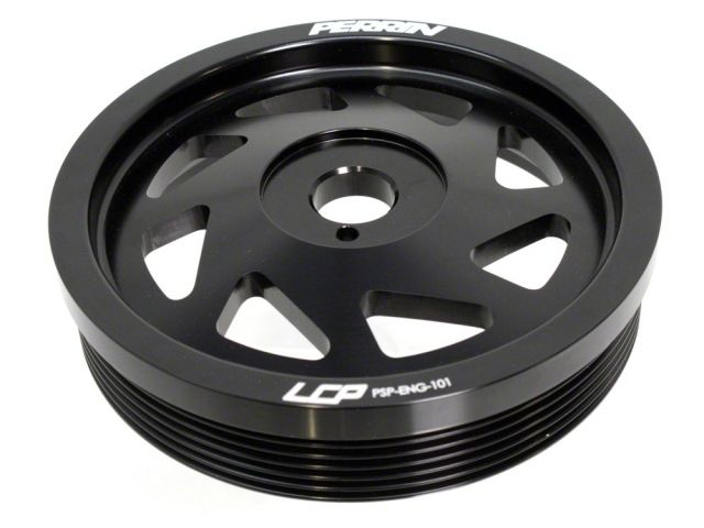 Perrin Performance Lightweight Crank Pulley Black FR-S BRZ