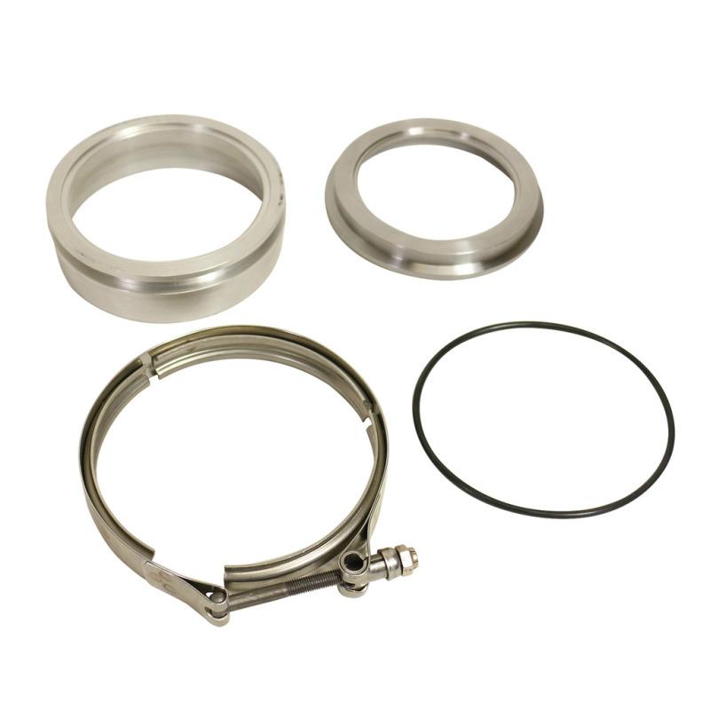 BD Diesel 4in Inlet to 3.5in Pipe Compressor S400 Inlet Flange Kit 1405460 Main Image