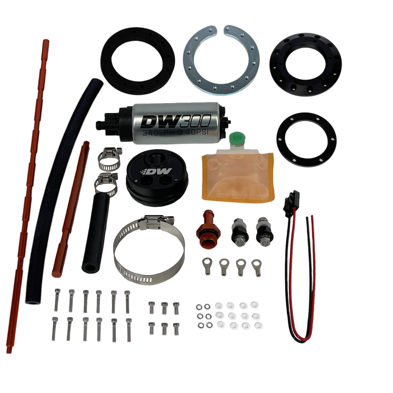 DeatschWerks DW DW300 Fuel Pumps w/Unv Kits Fuel Delivery Fuel Pumps main image
